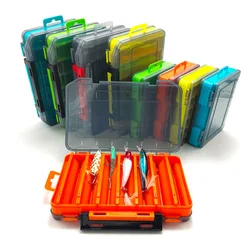 Caja de señuelos 14 compartimentos – Doble cara para pesca