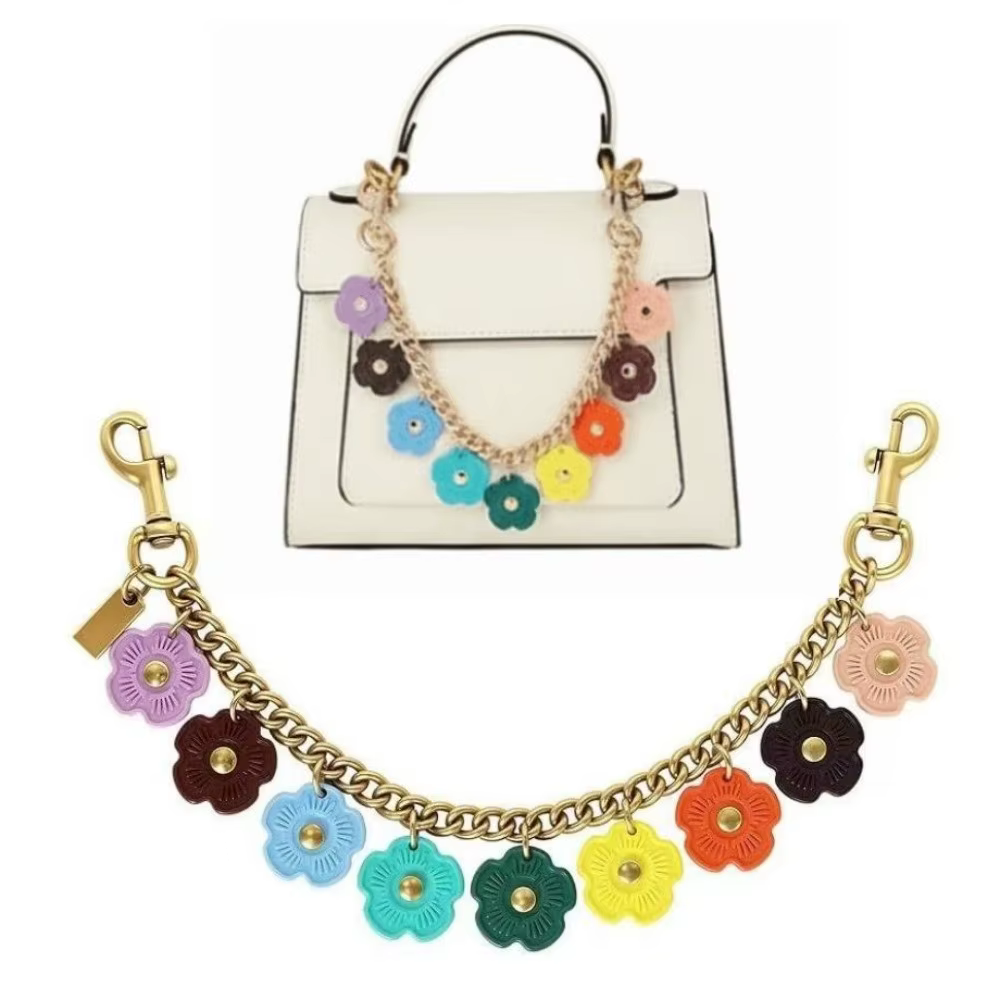 Colgante Metal Floral para Bolso – Colgante DIY con Diseño de Flores - imagen 2