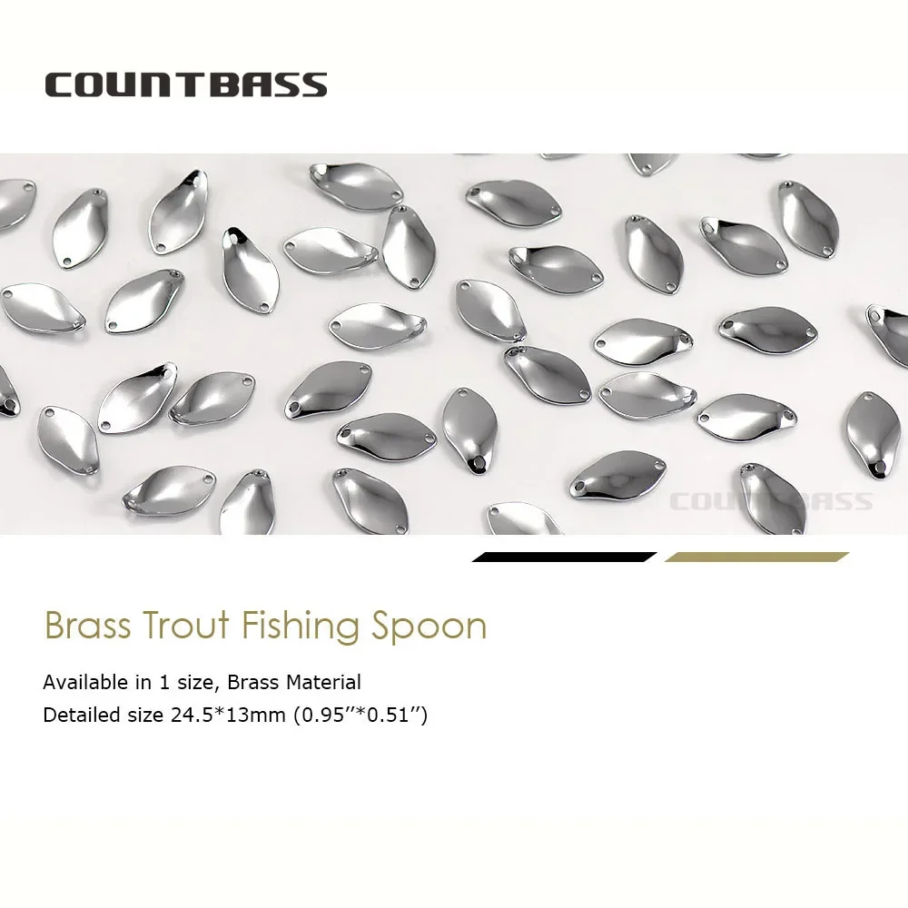 Cucharas de pesca Countbass SP010 – Latón para salmón y lucio