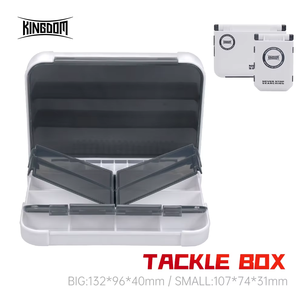 KINGDOM Caja de Aparejos Pesca Mini Estuche Cebo Accesorios - imagen 3