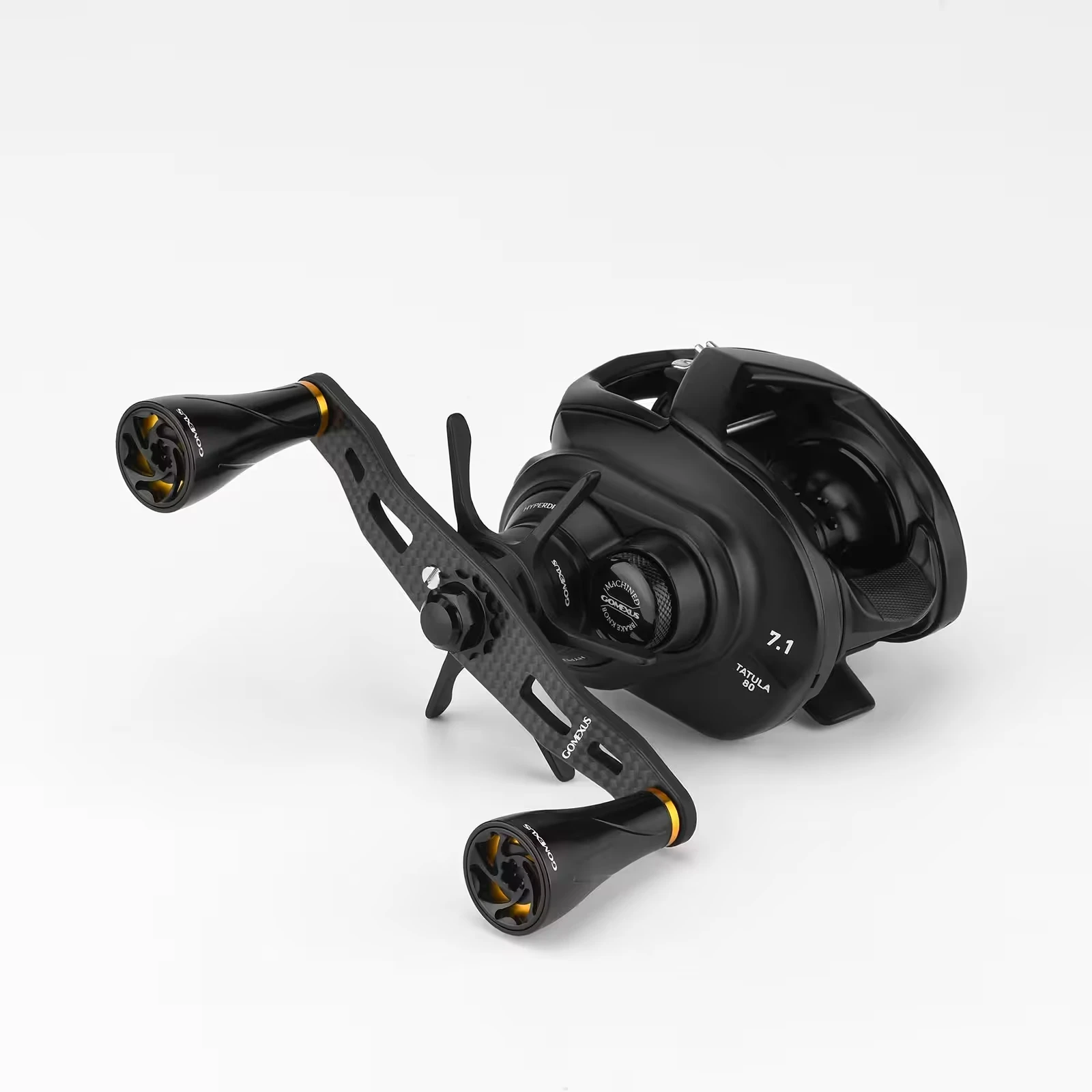 Mango de carrete Baitcasting Gomexus DC95 de carbono doble - imagen 4