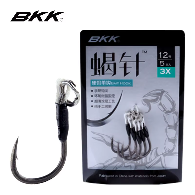 BKK Anzuelos Super Deslizantes para Señuelos con Cebo Duro