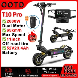 Scooter eléctrico OOTD T10 PRO 2600W todoterreno 11" plegable