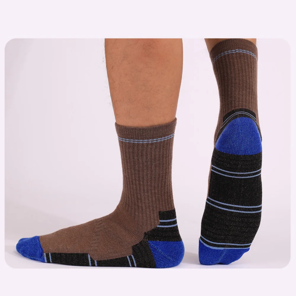 Calcetines cortos lana merina antideslizantes para senderismo - imagen 4