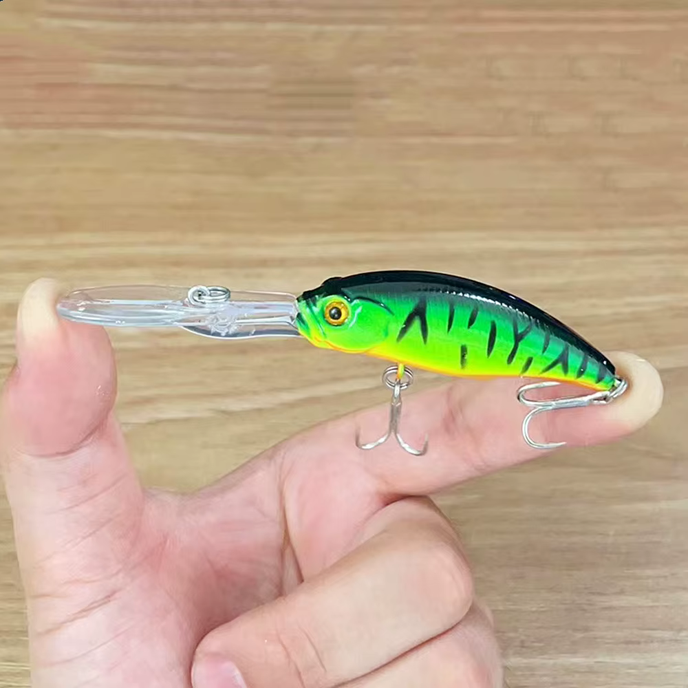 Crankbait flotante con labio largo 9,5 cm 8,5g para lubina, carpa y lucio - imagen 3