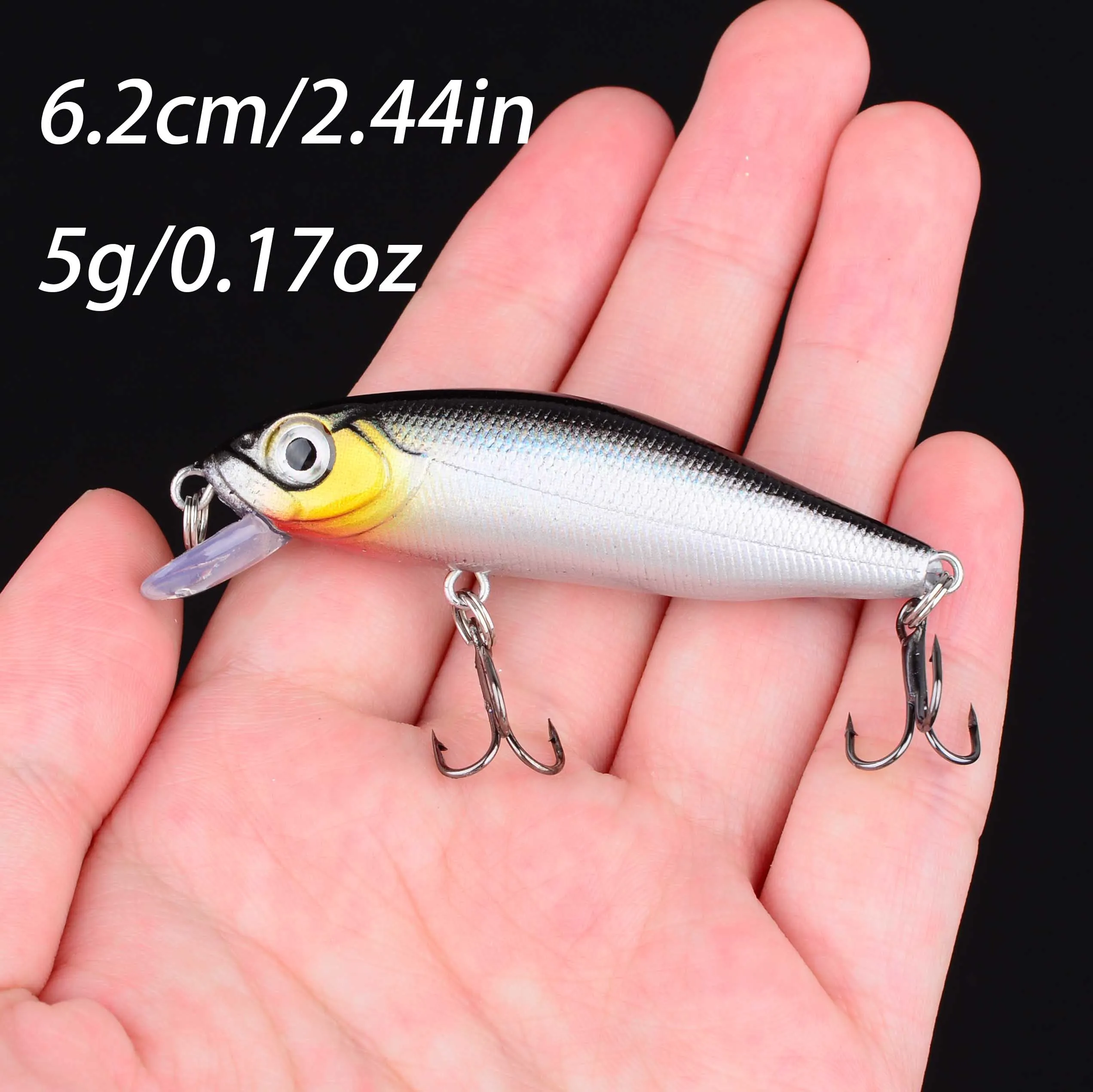 Señuelo Minnow crankbait que se hunde para lucio y lubina - imagen 2