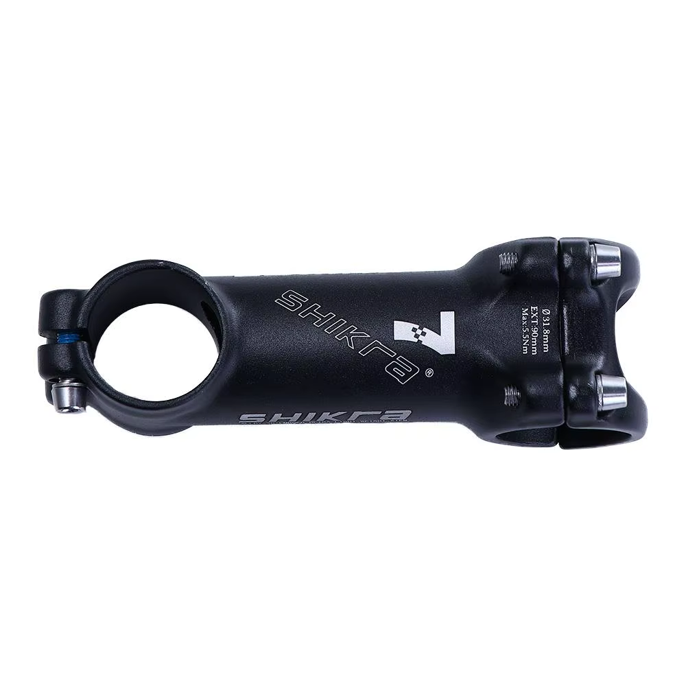Potencia de bicicleta de aleación de aluminio en color negro mate