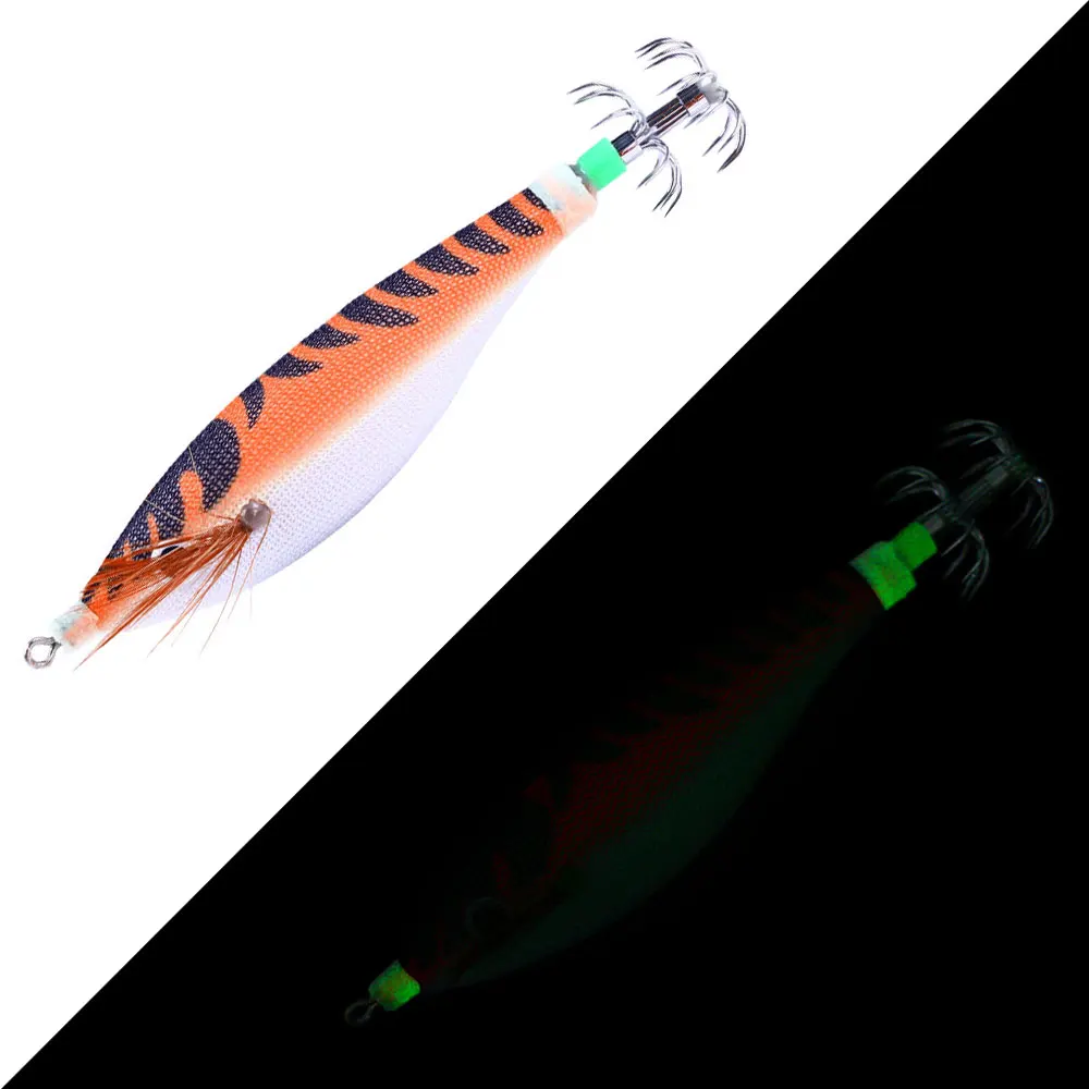 Egi luminoso para calamar y pulpo con anzuelos paraguas