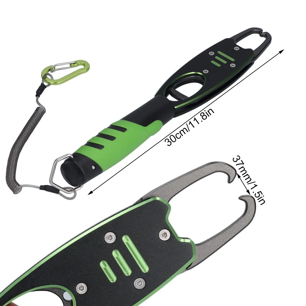 Pinza para peces 2 en 1 con báscula integrada