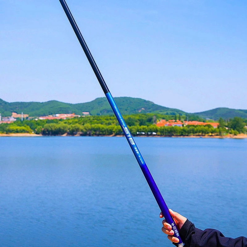 Caña de pesca telescópica de carbono súper ligera para carpa - imagen 2