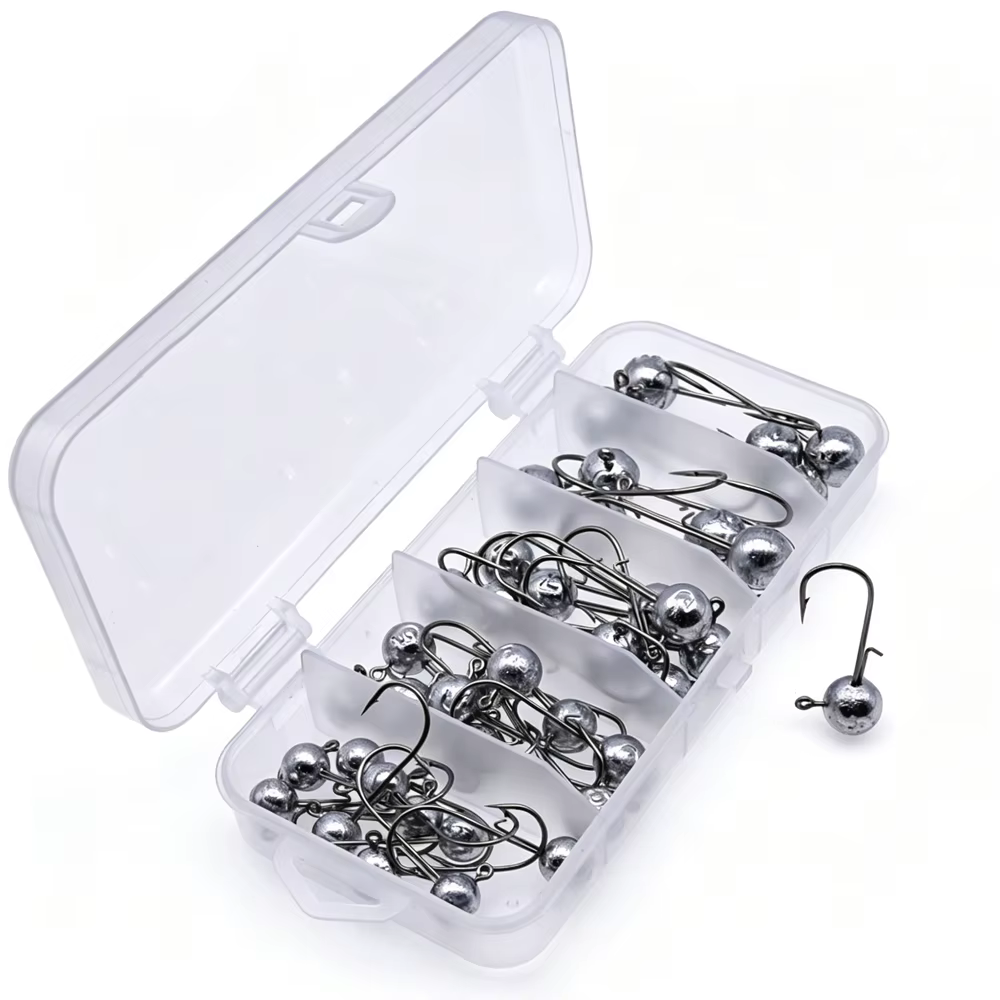 Anzuelos Jig Head Mrlurion para vinilo y lombriz plástica - imagen 3