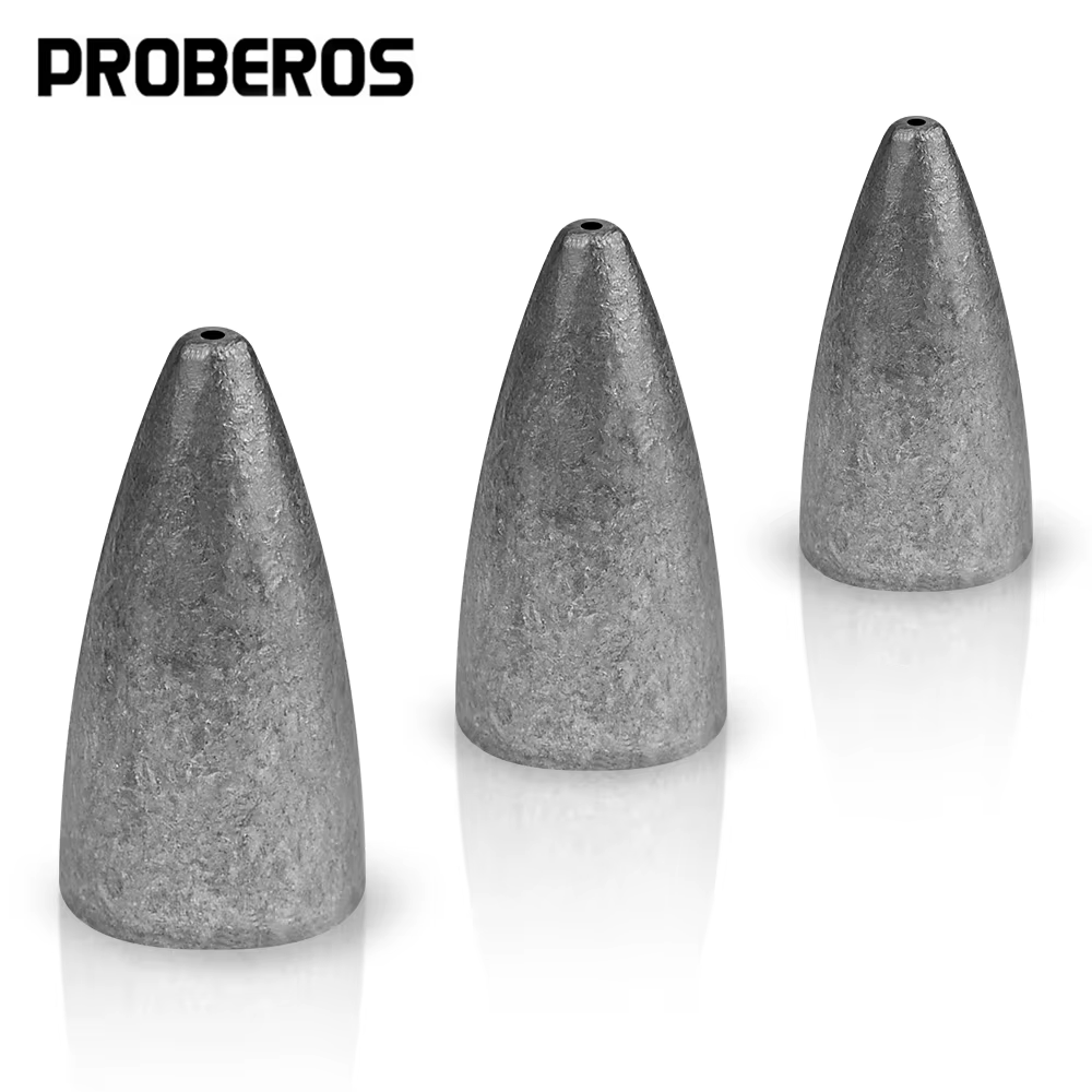 Plomos Balas Texas Rig Proberos – Acero para cebo natural y vinilo - imagen 2