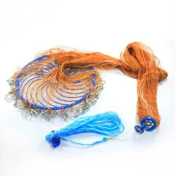 Red de pesca de fundición con plomada de acero – Malla 1,5 cm