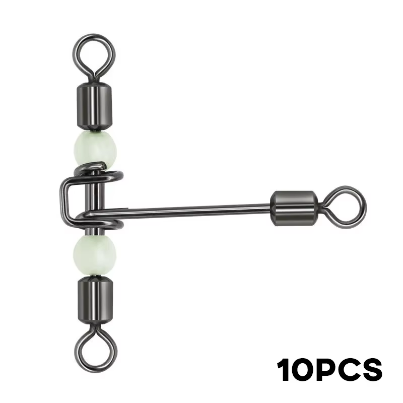 Peaca Giratorios Luminosos - Forma de T, 3 Vias, Aparejos de Pesca - imagen 4