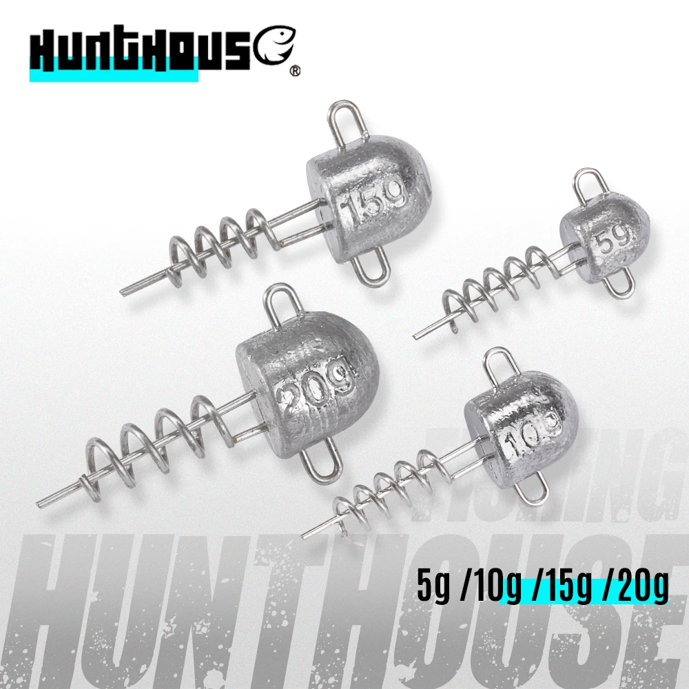Hunthouse LW306 Jig Head tornillo Big Shad 5g-20g – Señuelos blandos - imagen 5