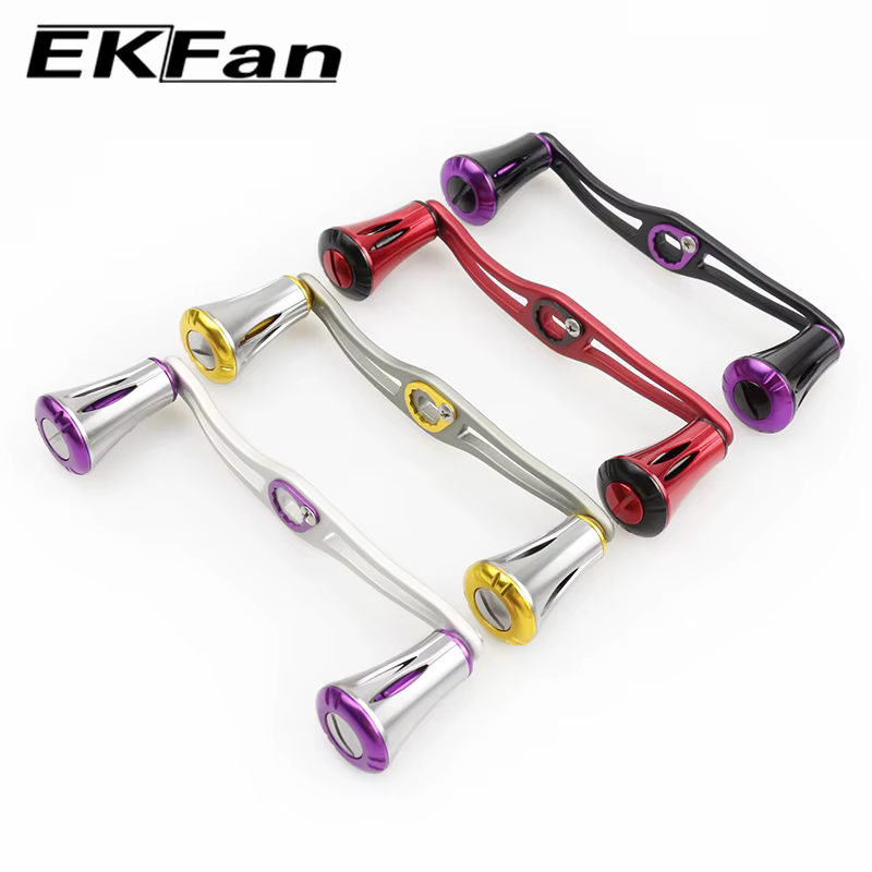 EKFan Mango de carrete aluminio 120mm para Baitcasting