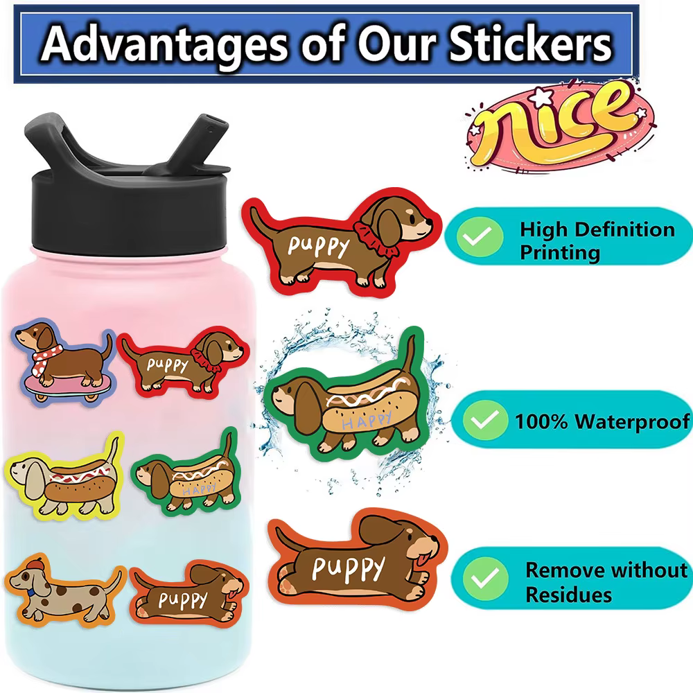 Señuelo vinilo Dachshund Grafiti – Impermeable para spinning - imagen 5
