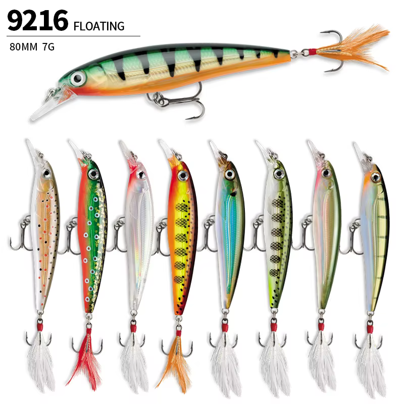 Wobbler Flotante 70mm para Trucha - Swimbait 3D duro para agua dulce - imagen 5