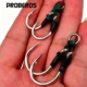 Anzuelos Jigging PROBEROS de acero alto carbono con púas angulares - imagen 2