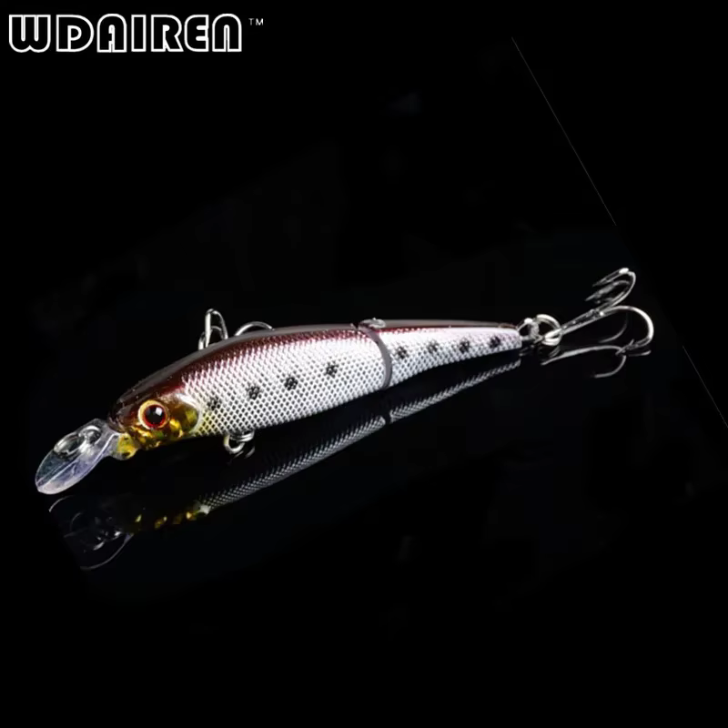 Cebo artificial crankbait para pececillo con anzuelos triples - imagen 2