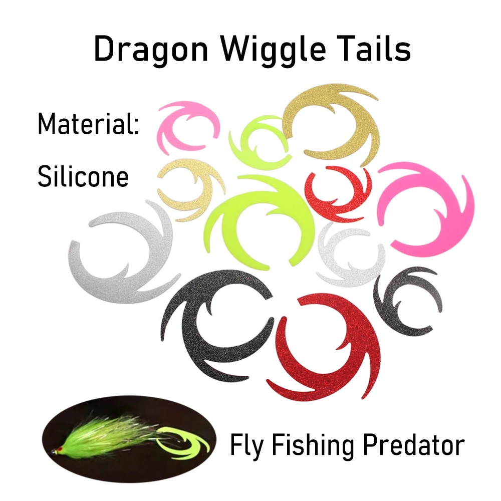Streamer Twist Wiggle Tail para Pike, Bass y Steelhead - imagen 4