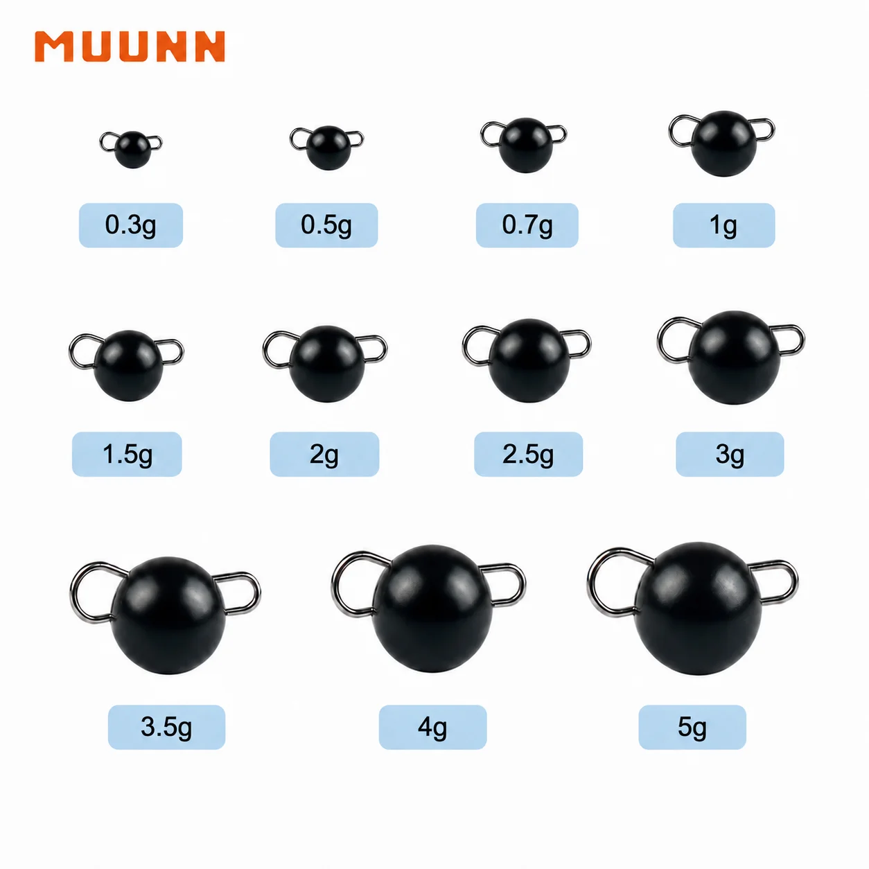 MUUNN Cheburashka de tungsteno para pesca con mosca, más sensible - imagen 5