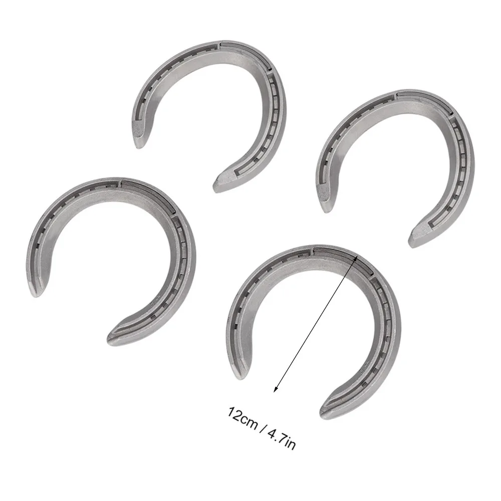 Herraduras de aleación de aluminio antideslizantes para caballo - imagen 4