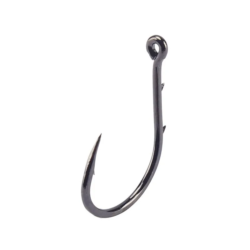 Anzuelos Mustad 10757SP-BN de doble punta, acero carbono mar negro - imagen 3