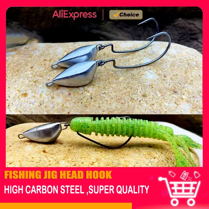 Jig Head para pesca profunda con plomos giratorios tipo bala - imagen 5