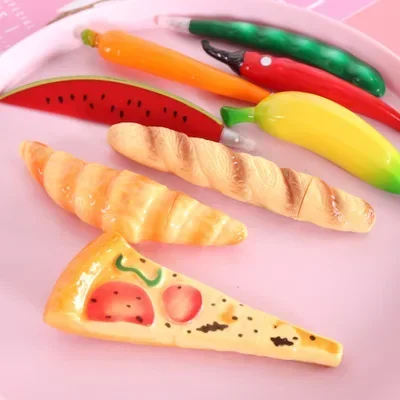 Bolígrafo creativo 3D con forma de comida