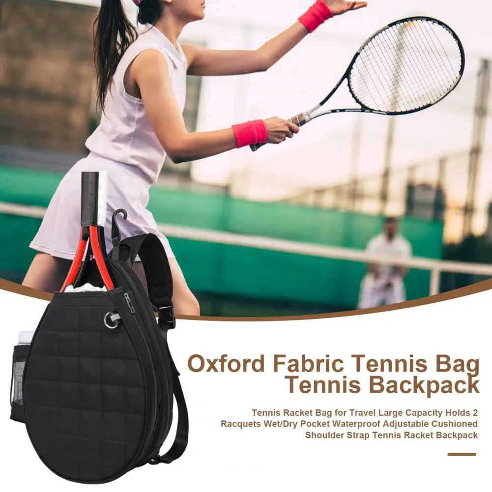 Bolsa para raquetas de tenis con compartimentos y bolsillos - imagen 4