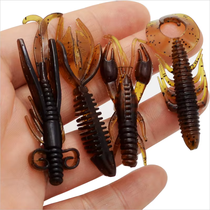 Wobbler curricán lubina – 6cm 8g senuelo blando camaron - imagen 2