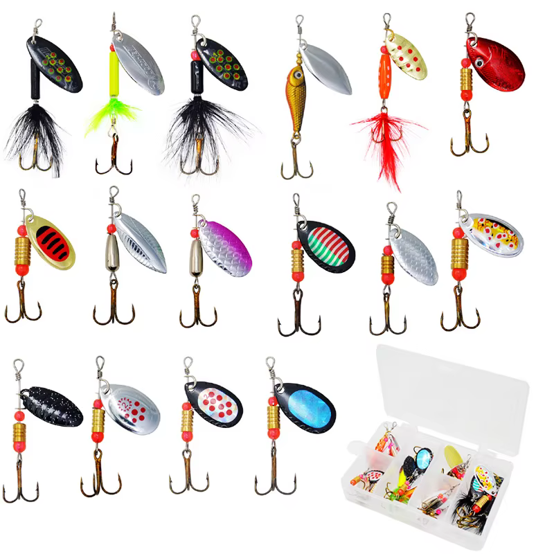 Testar Cucharillas Giratorias Ultraligeras – Spinners para Río