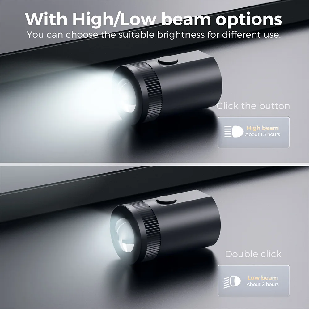 Guante para dedo con linterna LED recargable – Ajustable para pesca - imagen 5