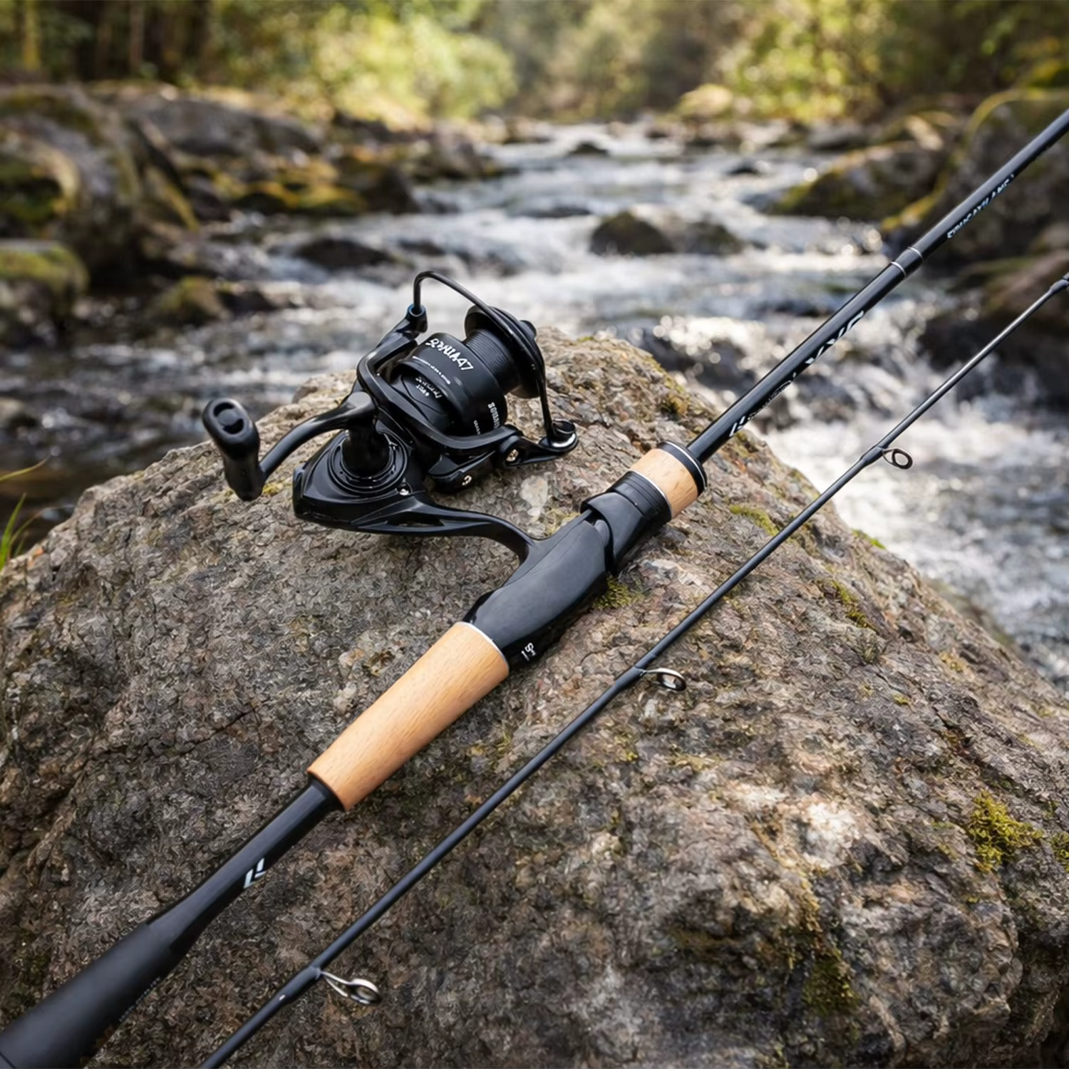 Sougayilang Combo caña y carrete de carbono 7-14lb – 5.2:1 para lubina - imagen 4