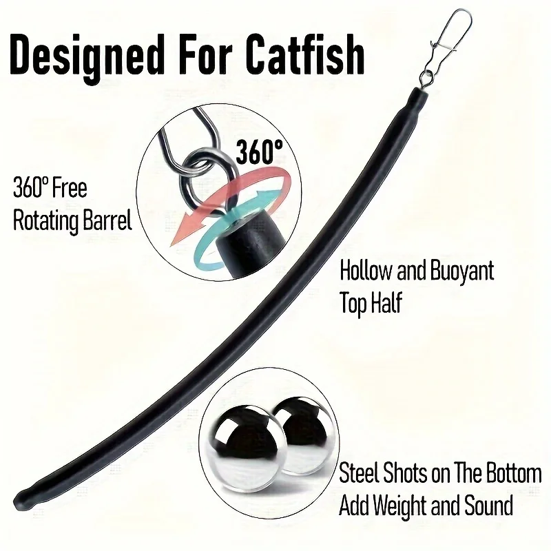 Plomo de Curricán para Pesca de Pez Gato - Arrastre Eficiente - imagen 2