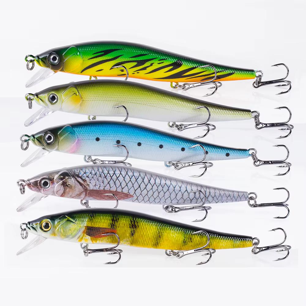 Hanlin Swimbait Flotante Lápiz – Señuelo Realista para Lubina y Lucio - imagen 3