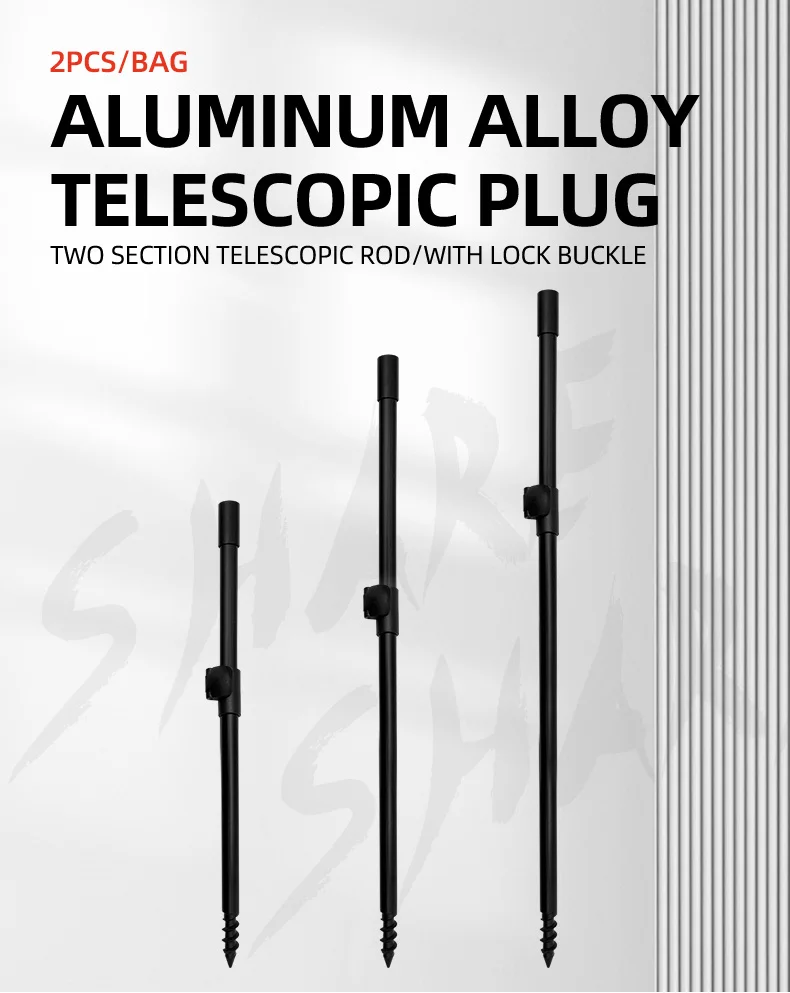 Soportes telescópicos para cañas de carpa