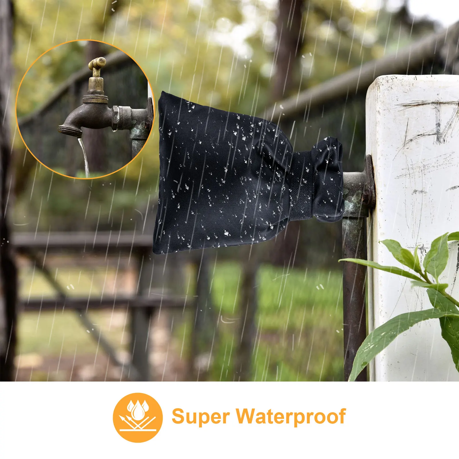 Goture Protector de grifo exterior contra heladas, impermeable - imagen 3