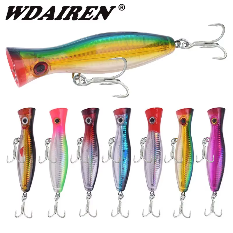 Popper lubina atún – Señuelo curricán para pesca mar - imagen 4