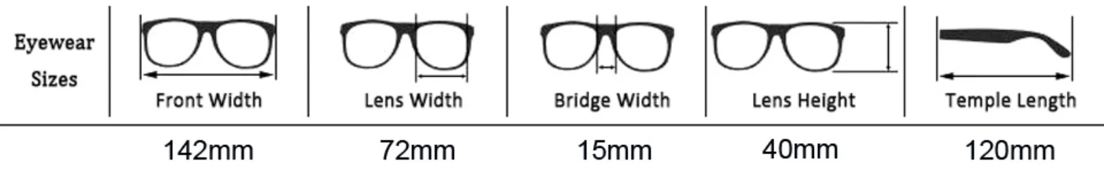 Detalle de lentes polarizadas y montura envolvente