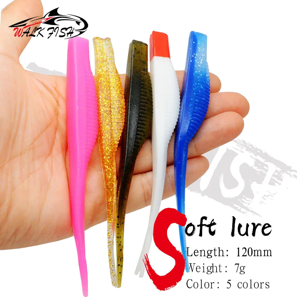 Walk Fish Swimbait – Señuelo blando para lubina y carpa - imagen 4
