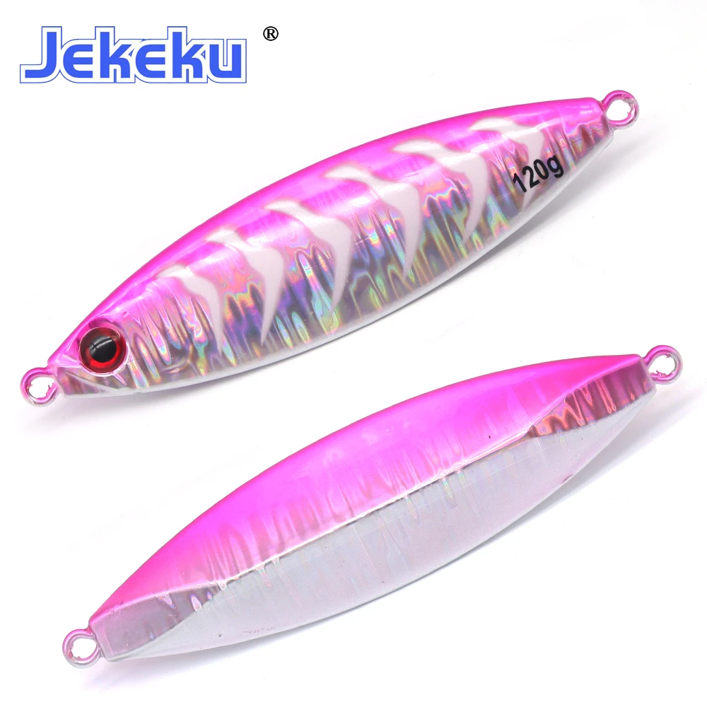 JEKEKU Wobbler señuelo duro con anzuelo metálico para mar - imagen 2