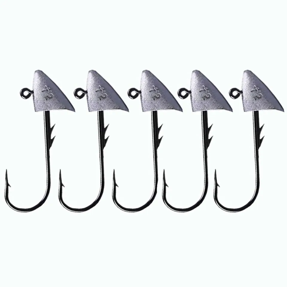 Anzuelo de pesca con cabeza triangular tipo barco