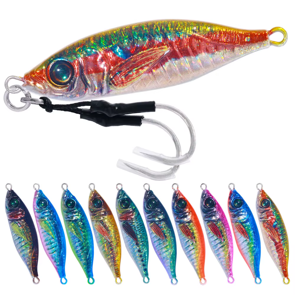 Cebo Shore Casting Jig Metal 30-80g para lubina y trucha - imagen 4