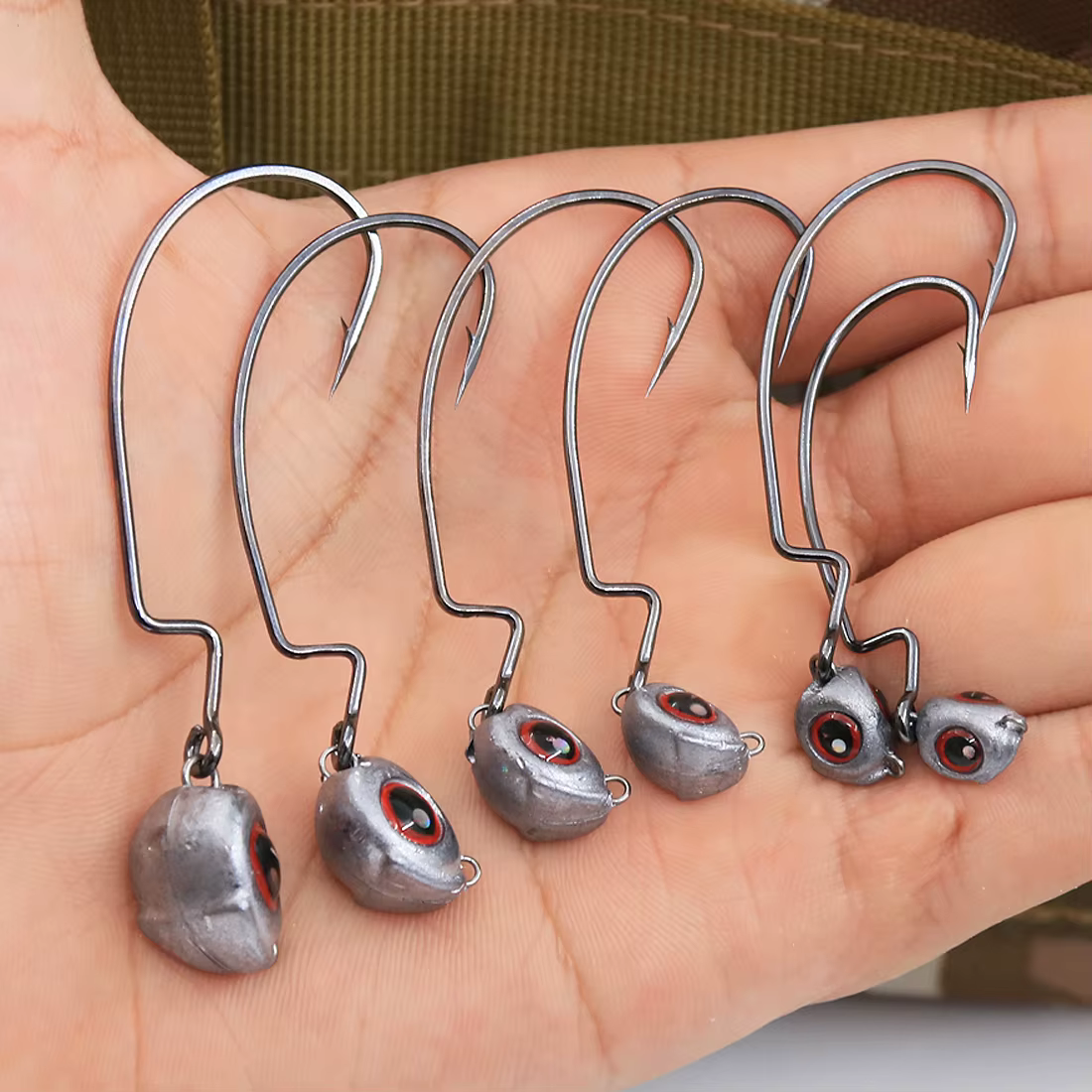 FishTrip anzuelos sin hierba 1,8-14g – Agua dulce y salada - imagen 3