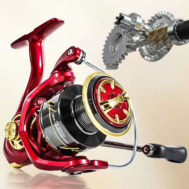 Carrete spinning agua salada – Bobinas acero inoxidable - imagen 3
