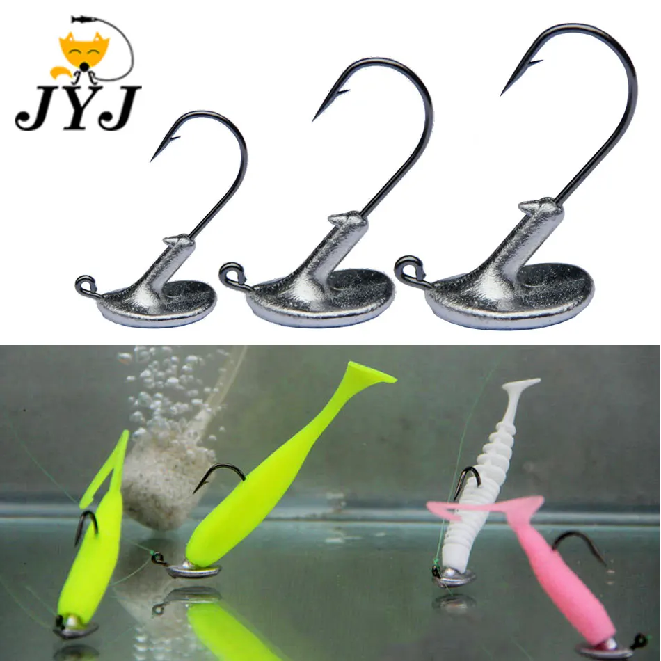 JYJ Anzuelos Jig Head afilados para vinilo - imagen 2