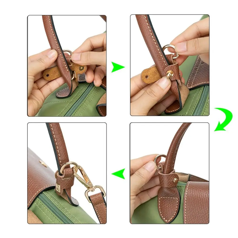 Longchamp correa repuesto cuero genuino sin perforaciones - imagen 3