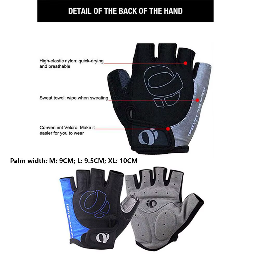 Guantes vista frontal con palma de microfibra
